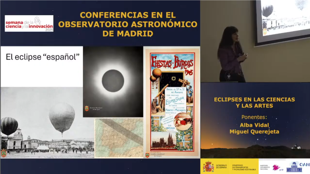 Conferencia: Eclipses en las ciencias y las artes (OAM)