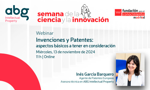 Webinar Patentar Invenciones Semana Ciencia CAM