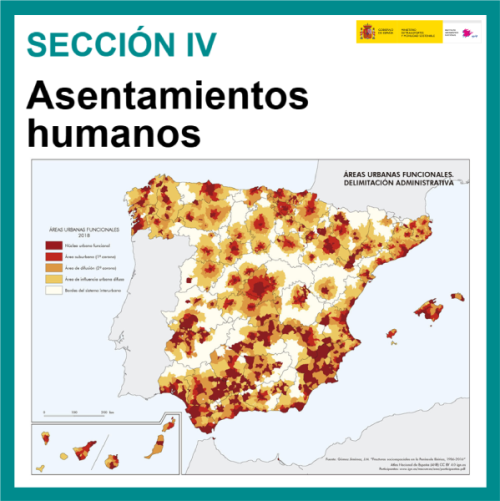 Imagen del taller Los asentamientos humanos de la España actual en el Atlas Nacional de España