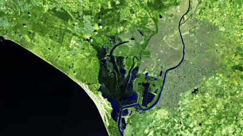 Imagen aérea de Doñana