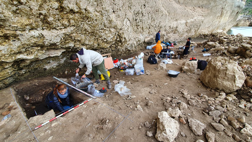 Homo sapiens en el interior de la Península