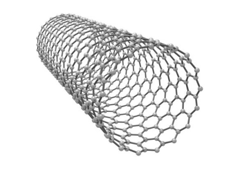 material cilíndrico de carbono