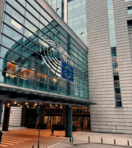 Edificio del Parlamento Europeo en Bruselas